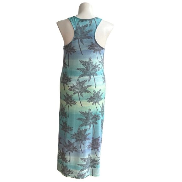 PJ Salvage NWT $78 Loungewear Dress, Blue Palm Trees Women's Size 1X - Picture 5 of 10